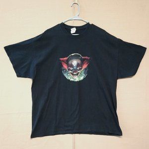 Freaky Clown Eyes Shirt Men's XXL Digital Dudz, Morph Costume Co 100% Cotton
